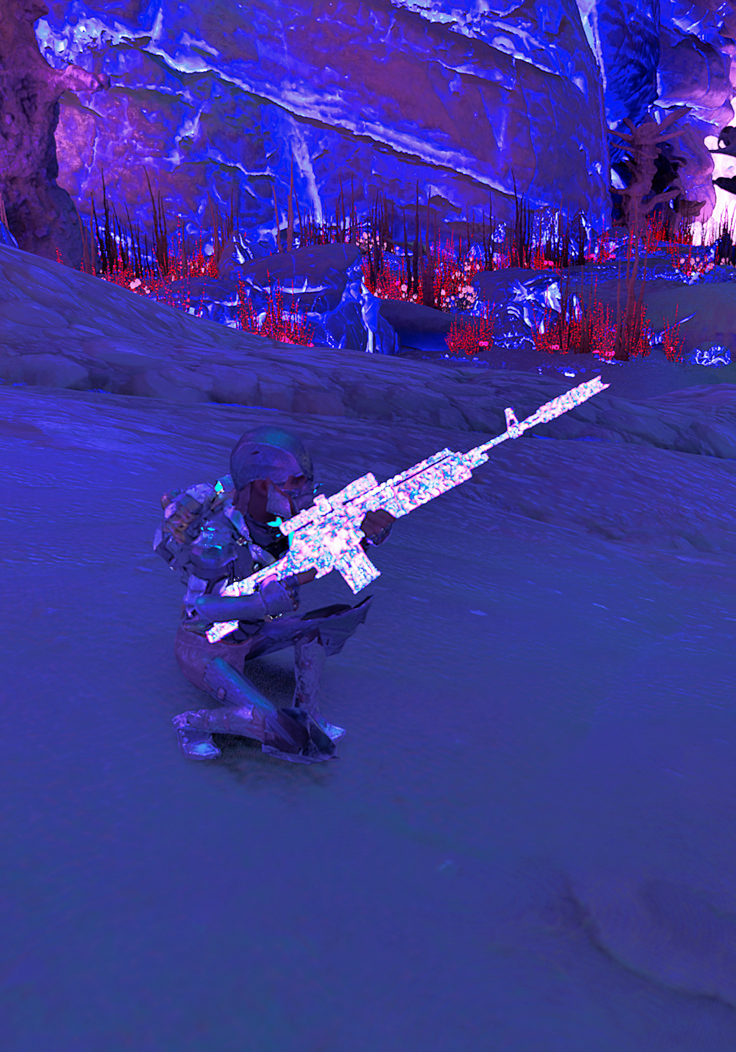 Galaxy Fabricated Sniper Rifle — Night