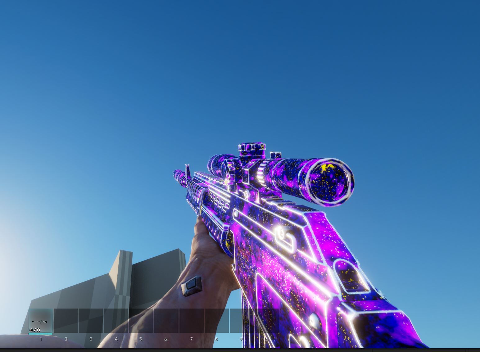Galaxy Skin Close-up